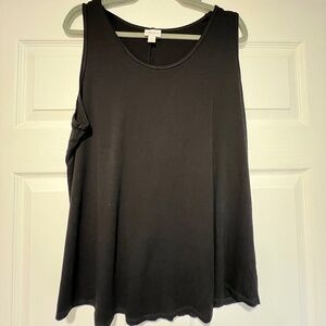 LuLaRoe Women’s Simply Comfortable Tank Top, NWOT - black - 3XL